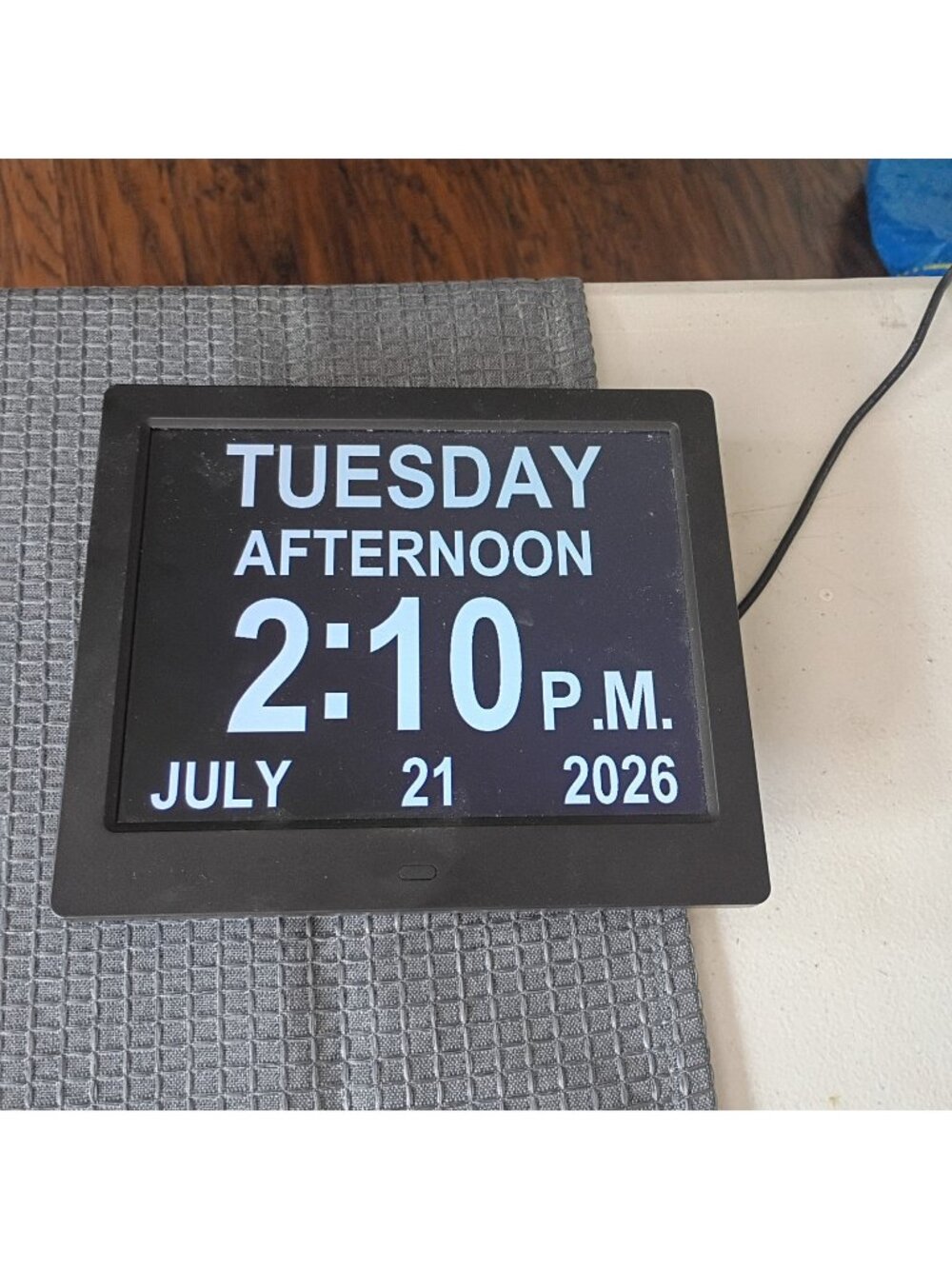 digital calendar wall clock